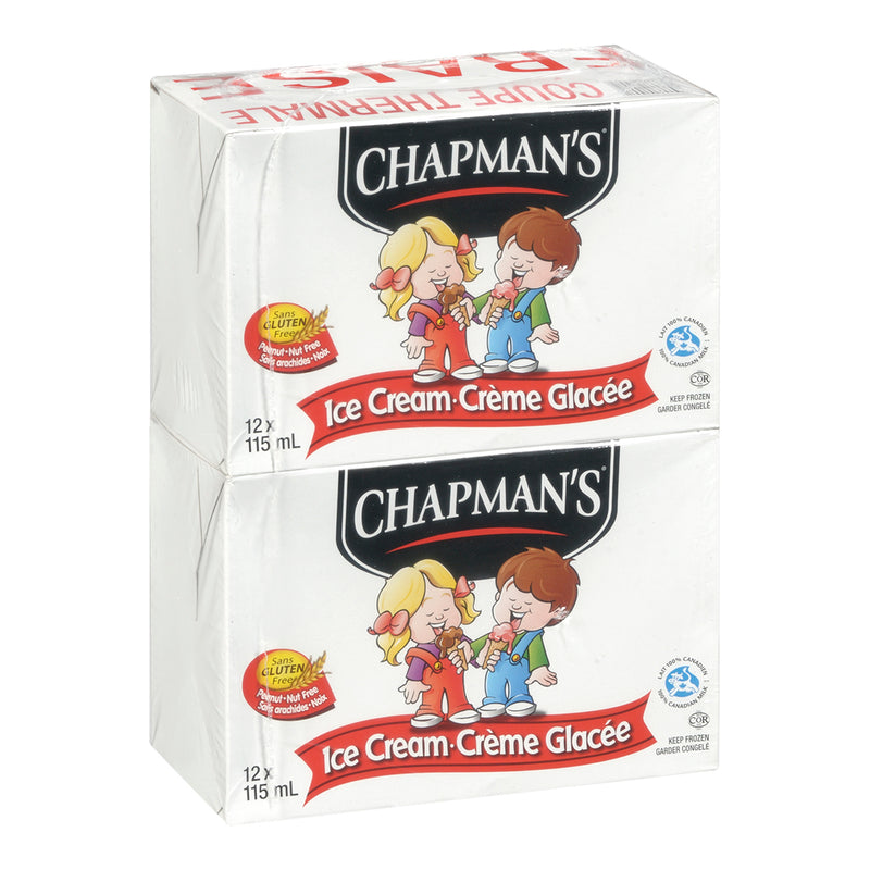 CHAPMANS - STRAWBERRY SMALL CUPS 24x115 ML