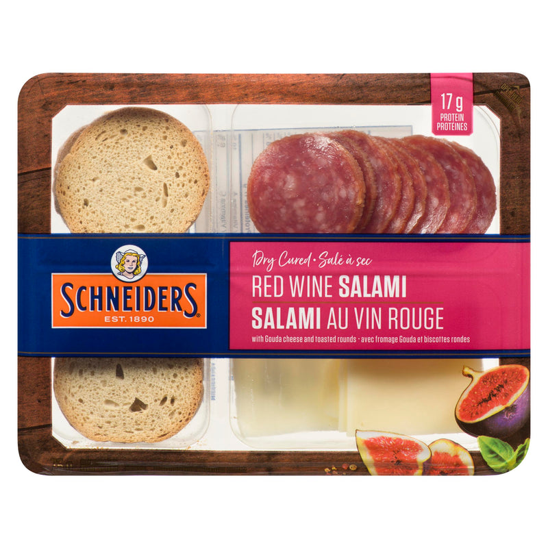 MAPLE LEAF - SCHNEIDERS SNACK KIT WINE SALAMI 75GR