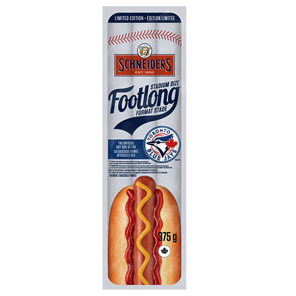 SCHNEIDERS - STADIUM SIZE FOOTLONG WEINERS 375GR