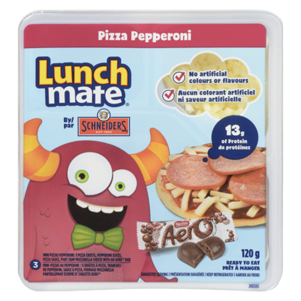 SCHNEIDERS - LUNCHMATE PEPPERONI PIZZA KIT 120GR