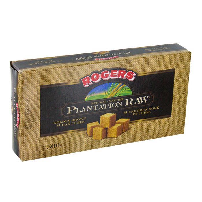 ROGERS - PLANTATION RAW SUGAR CUBES 500GR