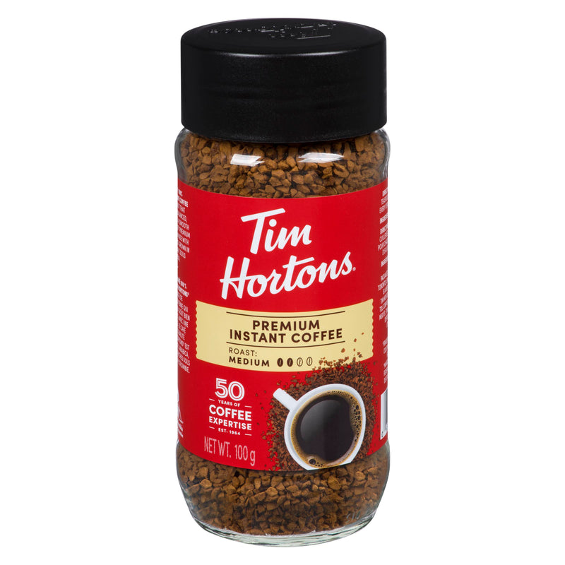 TIM HORTONS - MEDIUM ROAST INSTANT COFFEE 100GR