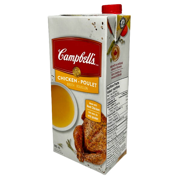 CAMPBELLS - CHICKEN BROTH TETRA 900ML