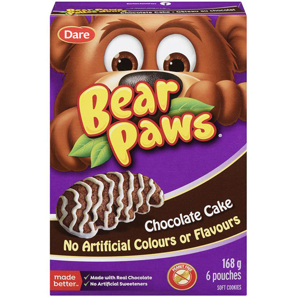 DARE - BEAR PAWS CHOCOLATE CAKE 168GR