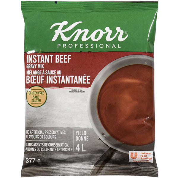 KNORR - BEEF GRAVY MIX 377GR