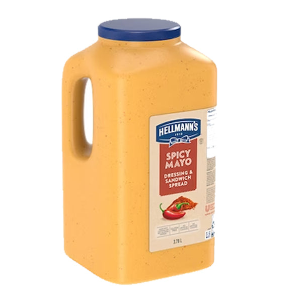 HELLMANNS - SPICY MAYO DRESSING 3.78L