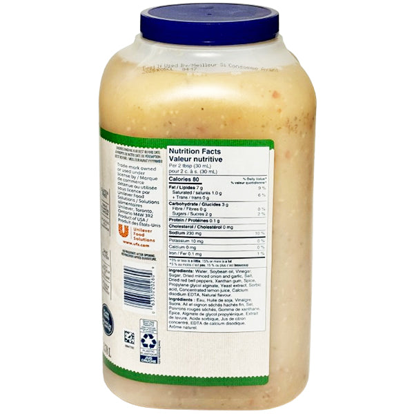 HELLMANNS - GOLDN ITALIAN DRESSING 3.78LT