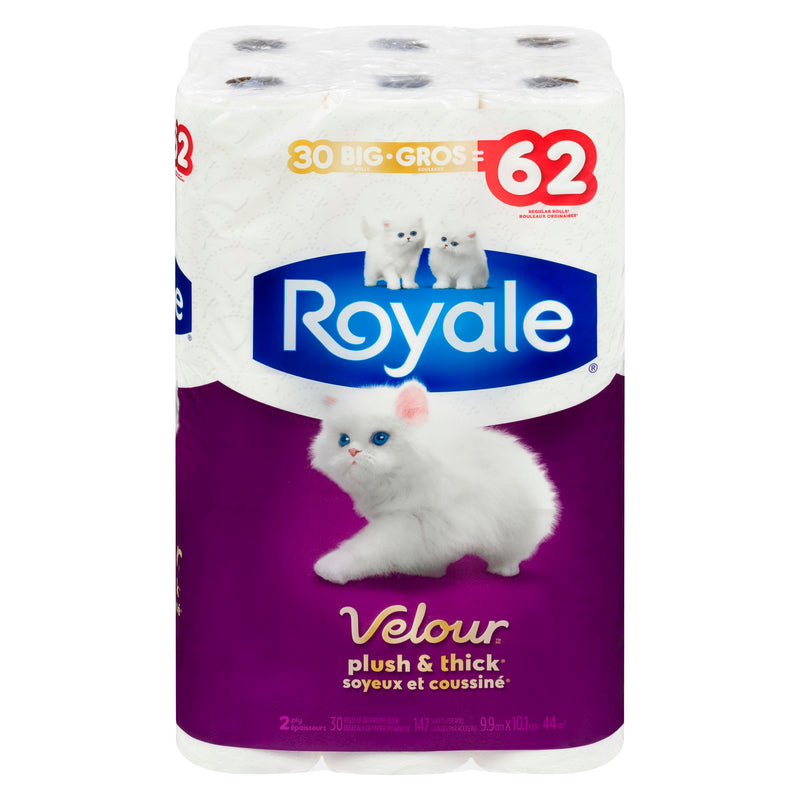 ROYALE - VELOUR BATH TISSUE 30=62 30EA