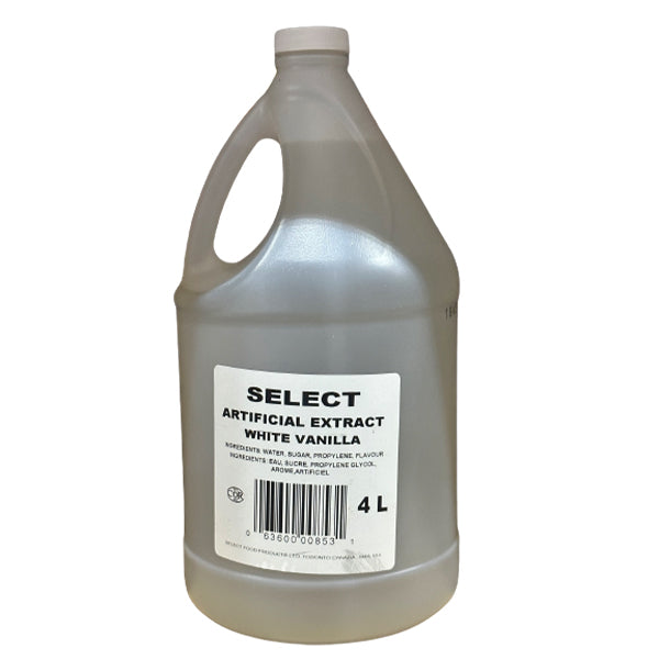 SELECT - VANILLA EXTRACT WHITE ARTIFICIAL 4LT