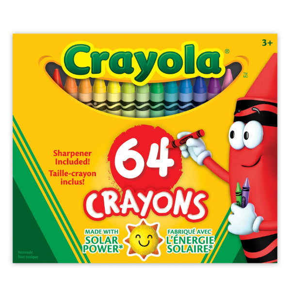 CRAYOLA - 64PC CRAYONS 1EA