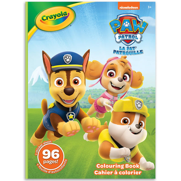 CRAYOLA - PAW PATROL COLOURING BOOK 96-PGS 1EA