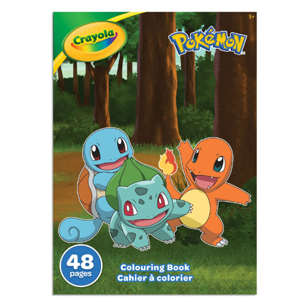 CRAYOLA - POKEMON COLOURING BOOK 48-PGS 1EA