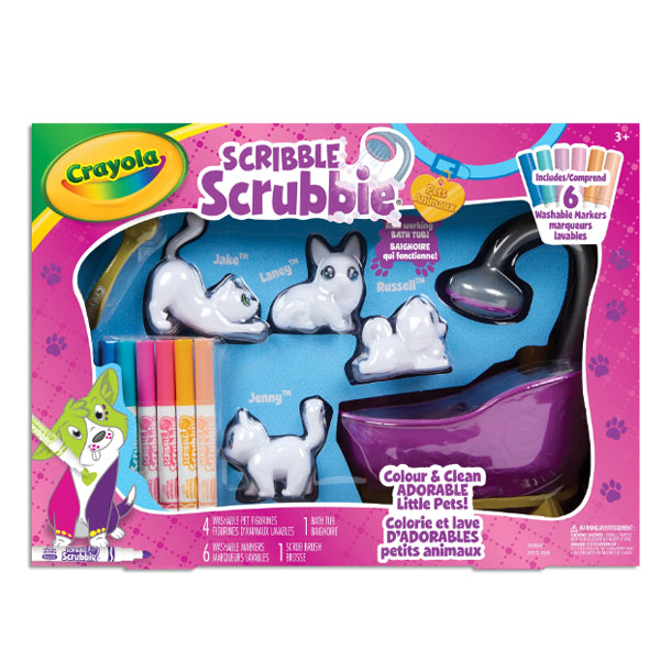 CRAYOLA - SCRIBBLE SCRUBBIE PETS SCRUB TUB PLAYSET 1EA