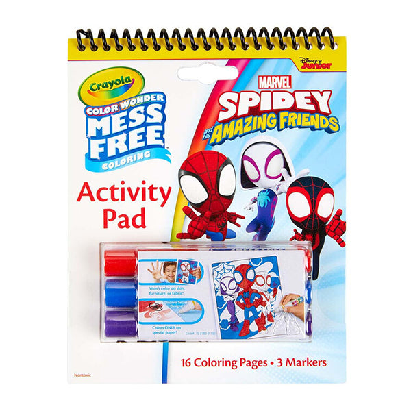 CRAYOLA - SPIDEY AND HIS AMAZING FRIENDS COLOURING ACTIVITY PAD EA