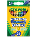 CRAYOLA - WASHABLE CRAYON 24EA