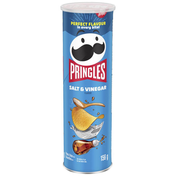 PRINGLES - SALT AND VINEGAR 14x156 GR