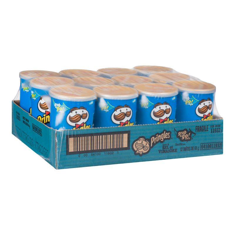 PRINGLES - SALT AND VINEGAR 12x68 GR