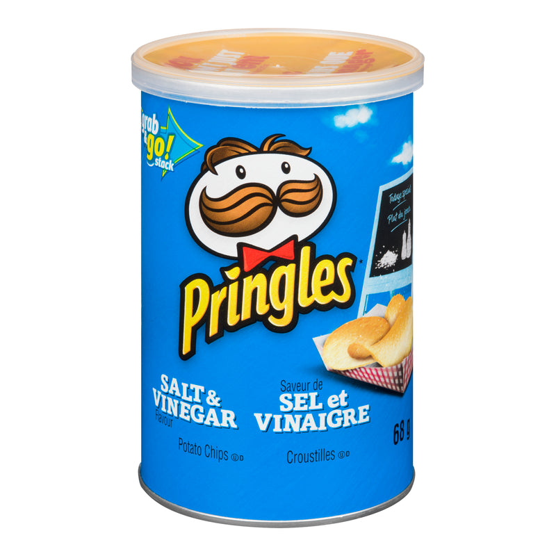 PRINGLES - SALT AND VINEGAR 12x68 GR