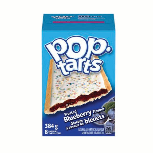 KELLOGG - POP TARTS FROSTED BLUEBERRY 384GR