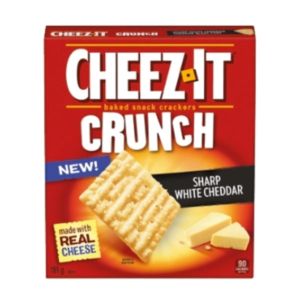 CHEEZ-IT - SHARP WHITE CHEDDAR CRACKER 191GR