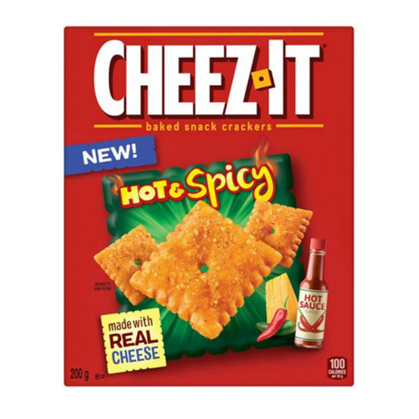 KELLOGGS - CHEEZ IT HOT SPICY CRACKER 200GR