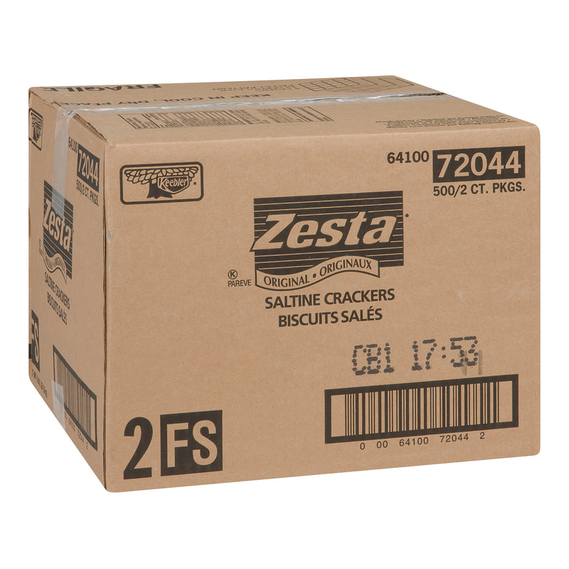 ZESTA - SALTED WRAPPED CRACKERS 500x2 EA