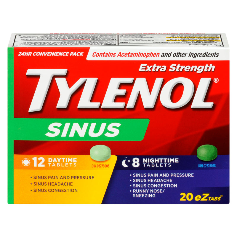 TYLENOL - SINUS DAY/NIGHT  CAPLETS 20EA