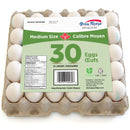 GRAY RIDGE - GRAYRIDGE WHITE MEDIUM EGGS 30PK