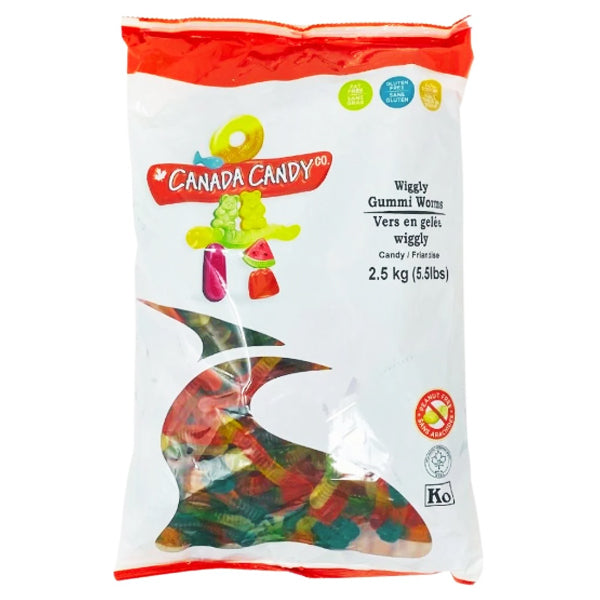 SCHOLTENS - BULK WIGGLY GUMMI WORMS 2.5KG