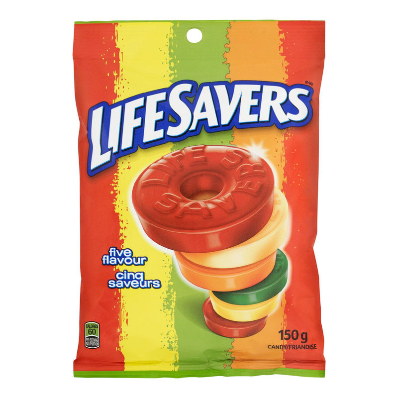 LIFESAVERS - FIVE FLAVOUR CANDY 150GR