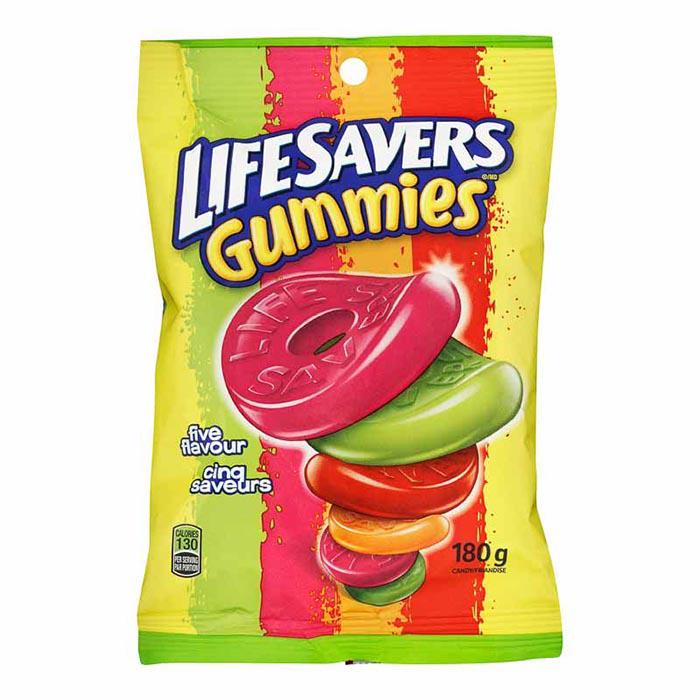 LIFE SAVERS - GUMMIES 5 FLAVOUR 180GR