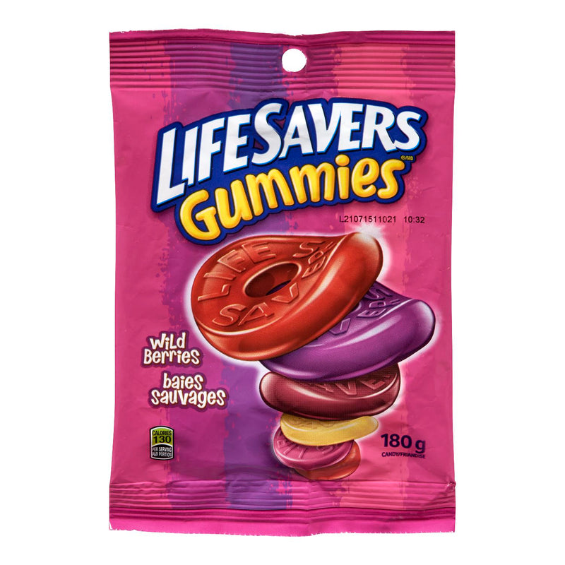 LIFESAVERS - GUMMIES WILD BERRY 180GR