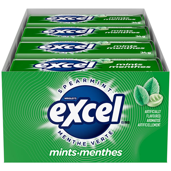 EXCEL - MINTS SPEARMINT 8x34 GR