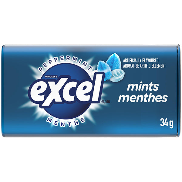 EXCEL - MINTS PEPPERMINT 8x34 GR