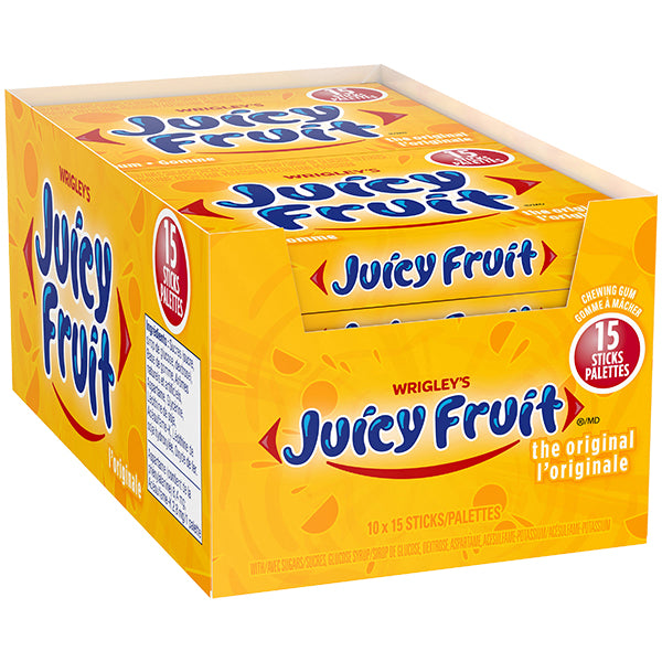 JUICY FRUIT - ORIGINAL STICKS 10x15 PC