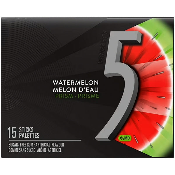 5 GUM - PRISM WATERMELON 10x15 PC