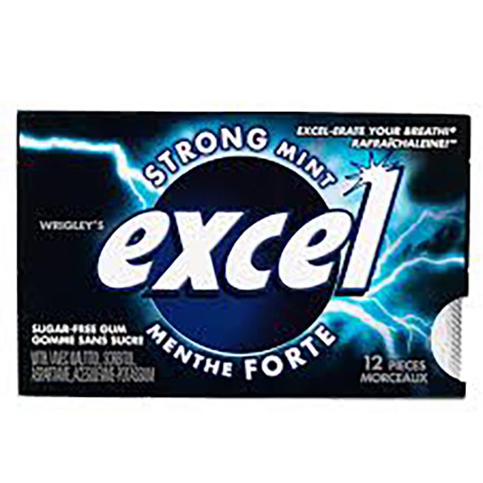 EXCEL GUM - STRONG MINT 12x12 EA