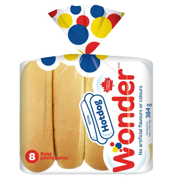 WONDER - HOT DOG BUNS 8EA