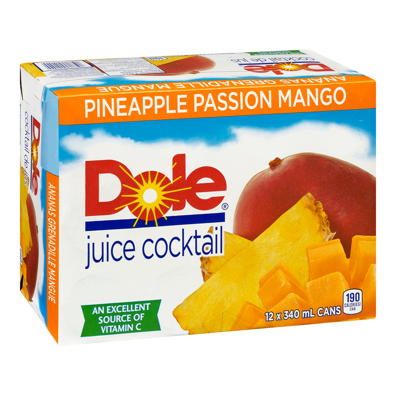 DOLE - PINEAPPLE PASSION MANGO 12x340ML