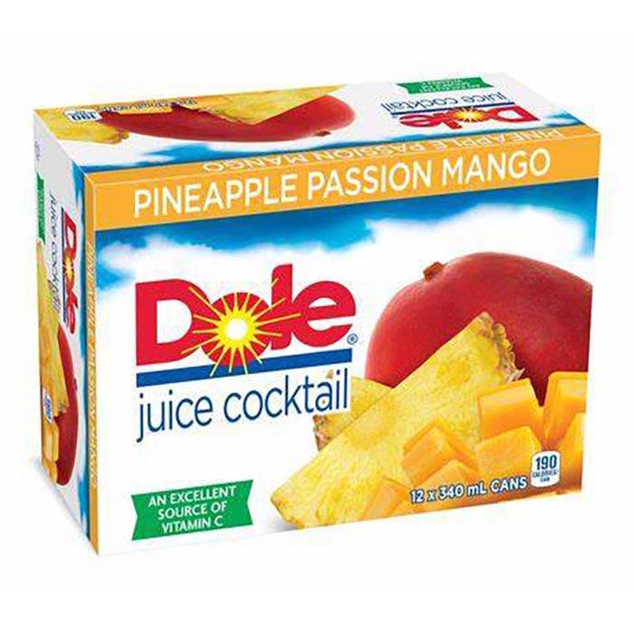 DOLE - PINEAPPLE PASSION MANGO 12x340ML