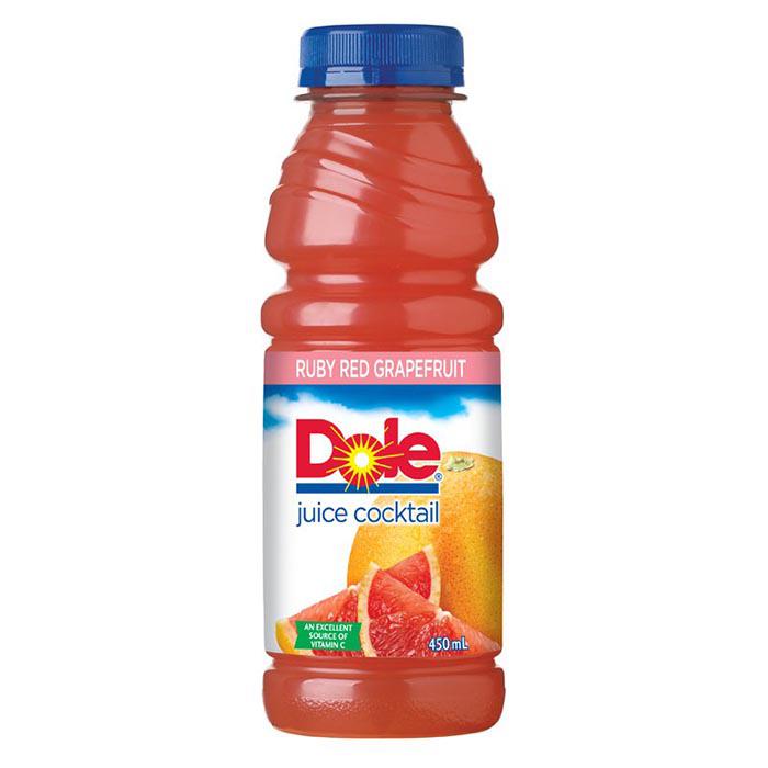 DOLE - GRAPEFRUIT RUBY RED 12x450ML