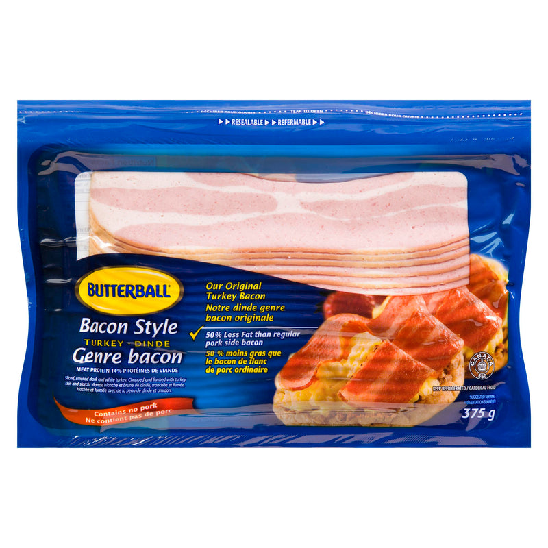 BUTTERBALL - TURKEY BACON 375GR