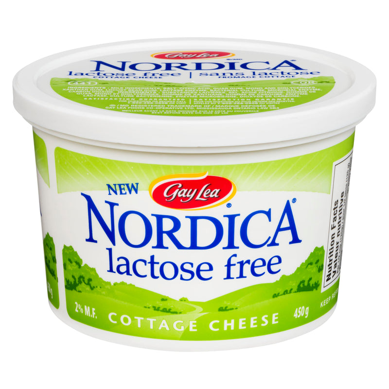 GAY LEA - NORDICA COTTAGE CHEESE 2% LACTOSE FREE 450GR