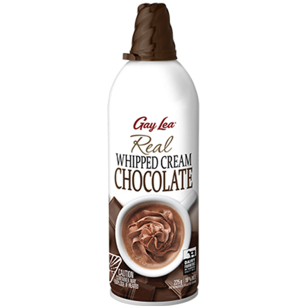 GAY LEA - AEROSOL WHIP CREAM CHOCOLATE 225GR