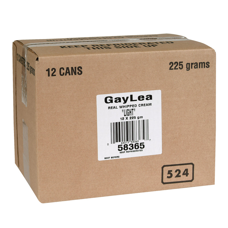 GAY LEA - REAL WHIPPED CREAM LIGHT 225GR