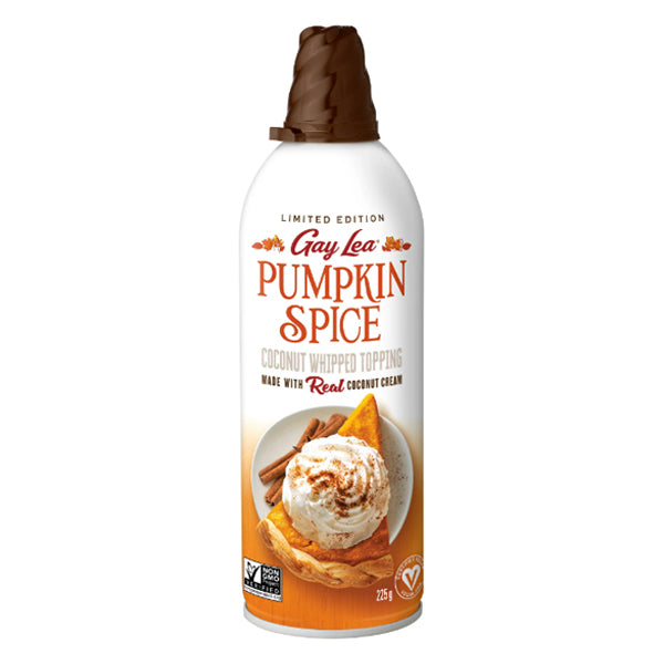 GAY LEA - AEROSOL WHIP CREAM COCONUT PUMPKIN SPICE 225GR