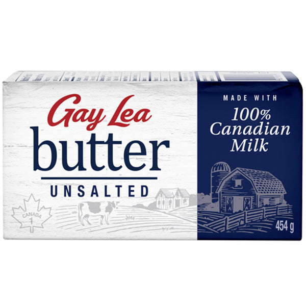 GAY LEA - BUTTER UNSALTED 454GR