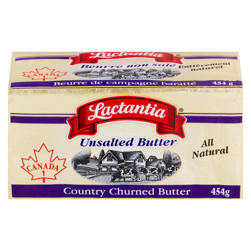 LACTANCIA - BUTTER UNSALTED 454GR