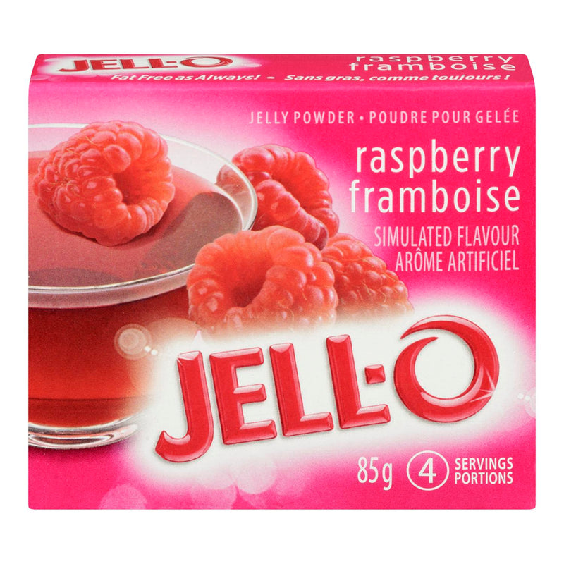 JELLO - JELL O RASPBERRY 85GR