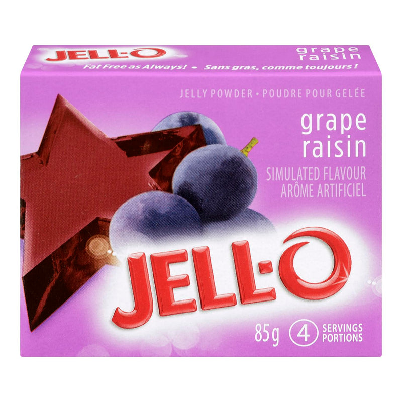 KRAFT - JELLO GRAPE FLAVOUR 85GR